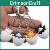Pendentifs Mignons en Résine Chat Coquille d'Œuf Dessinée Pour Cadeaux Promotionnels Et Décoration