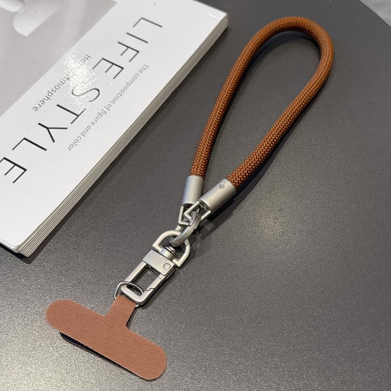 Portable Mobile Phone Hand Wrist Straps Nylon Colorful Anti-Fall Lanyard With Gasket Detachable Cellphone Hanging Cord