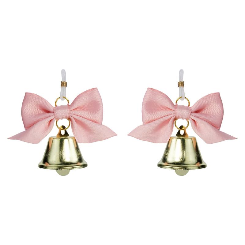 1Pairs Sexy Bow Adjustable Nipple Clamp Breast Small Bell Adult Teasing Sex Toys For Couples