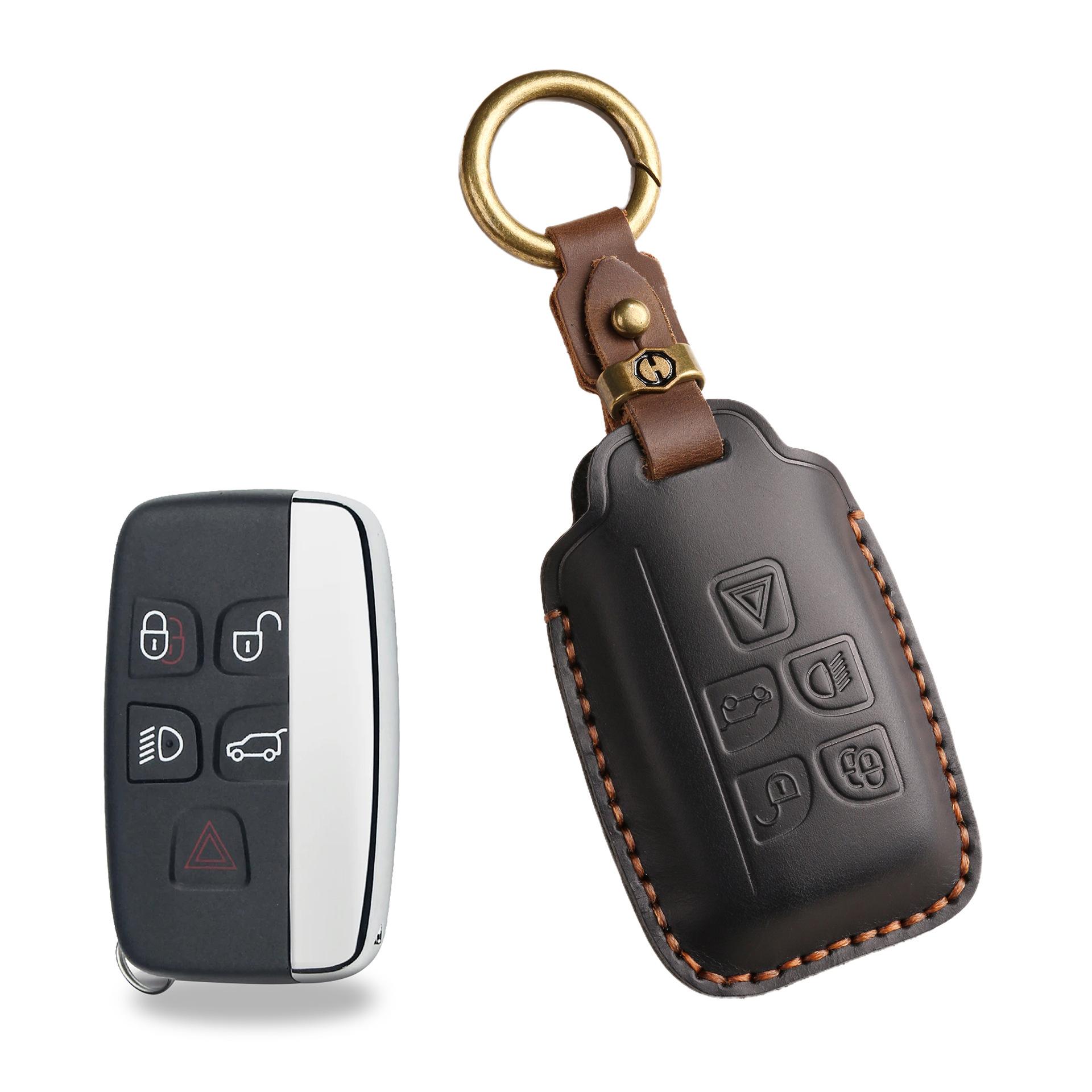 

Ретро чехол для ключа для старых Land Rover Discovery Discovery 4 Freelander 2 Range Rover чёрный