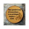 Vintage Italian Metal Wall Art Sign Decorative Tin Poster for Home Interior