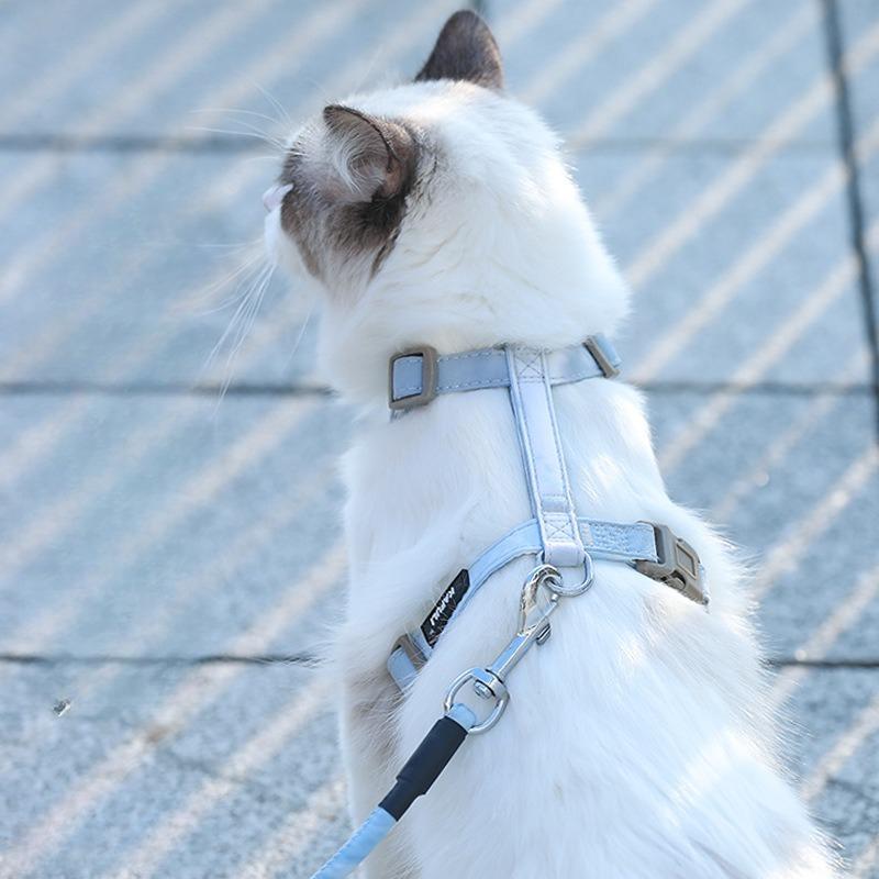 Pet Supplies Harness Belt H-type Anti Loss Traction Rope Adjustable Outdoor Safety Ropes Small and Medium-sized Pet Cat and Dog Chest Strap Set