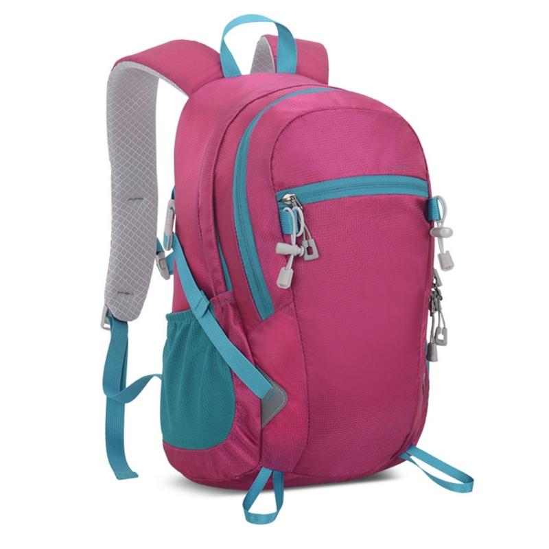 Wanderrucksack für Damen Herren Student Schulrucksack Nylon Tagesrucksäcke Große Kapazität Reiserucksack Fahrradrucksack