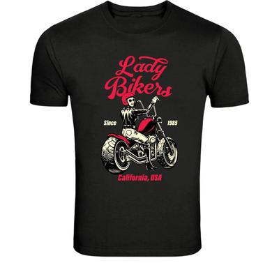 T-Shirt da Donna Biker per Moto - Vintage Donna Rider California