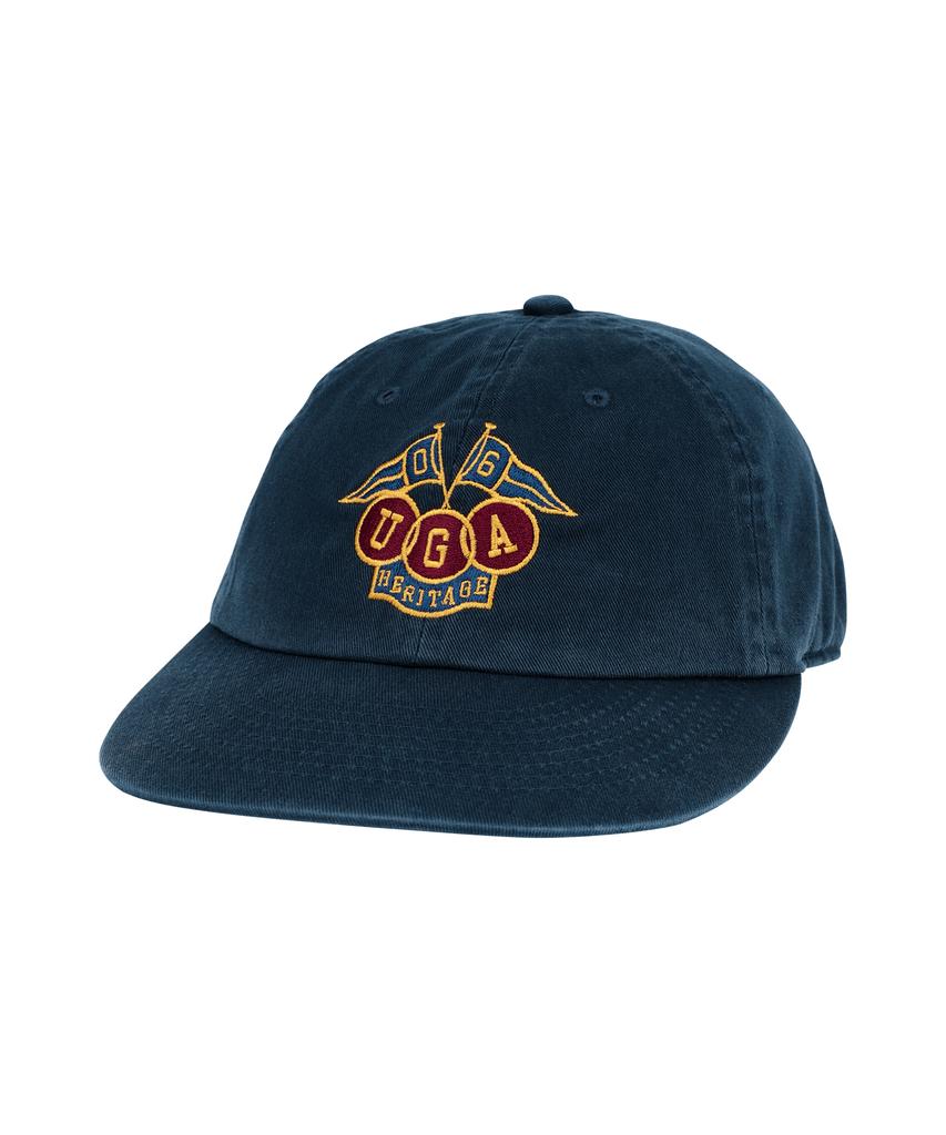 Yunibeoseugameonteu Ug Heritage Emblem Washed Cap_Navy