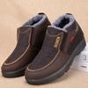 Warm Winter Boots Men Shoes Keep Slip On Comfortable Plush Fur Ankle Botas Men Boots Outdoor Sneakers