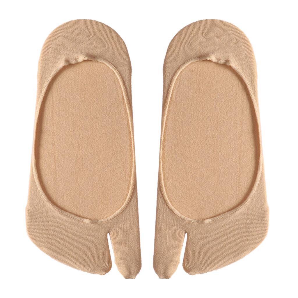 

Летние уличные носки Tabi No Show с двумя пальцами, невидимые носки-лодочки с лодыжкой для женщин и женщин