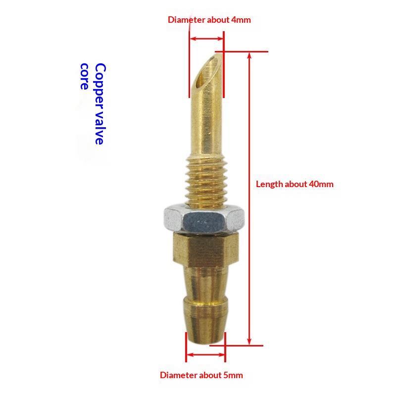 

{Summer2} 2/4Pcs Copper Water Nozzle Pick Up Inlet Nozzle Water Cooling Nipple For DIY RC Model Boat Connecting Accessories