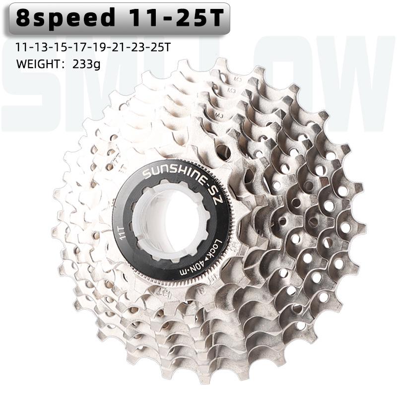 Sunshine Mountain Road Bike 8-Speed Freewheel Cassette 11-23T/11-25T/28T/42T