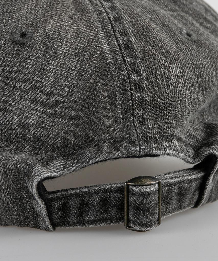 Wig Smile Denim Ball Cap - Light Black Denim