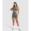 Gymshark Vital Seamless V Neck Sports Bra Strong Grey  Marl B3a4k gcsV