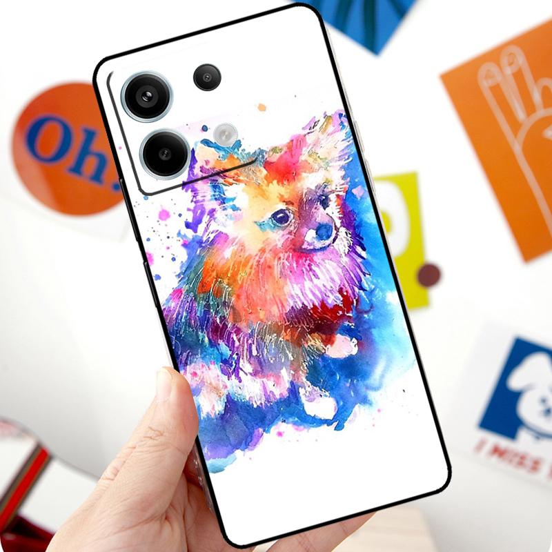 Pomeranian Dog Funda For Xiaomi Redmi Note 11 10 12 13 14 Pro 11S 12S Case For Redmi 15 10C 13C 12C 14C 15C