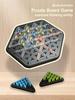 1 Set Of Geometric Chain Triangle Chess, Desktop Games, Educational Toys, Exercise Thinking And Logic Ability, Holiday Gifts For Boys And Girls