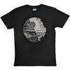 Men's Star Wars Death Star T-shirt Large Black
