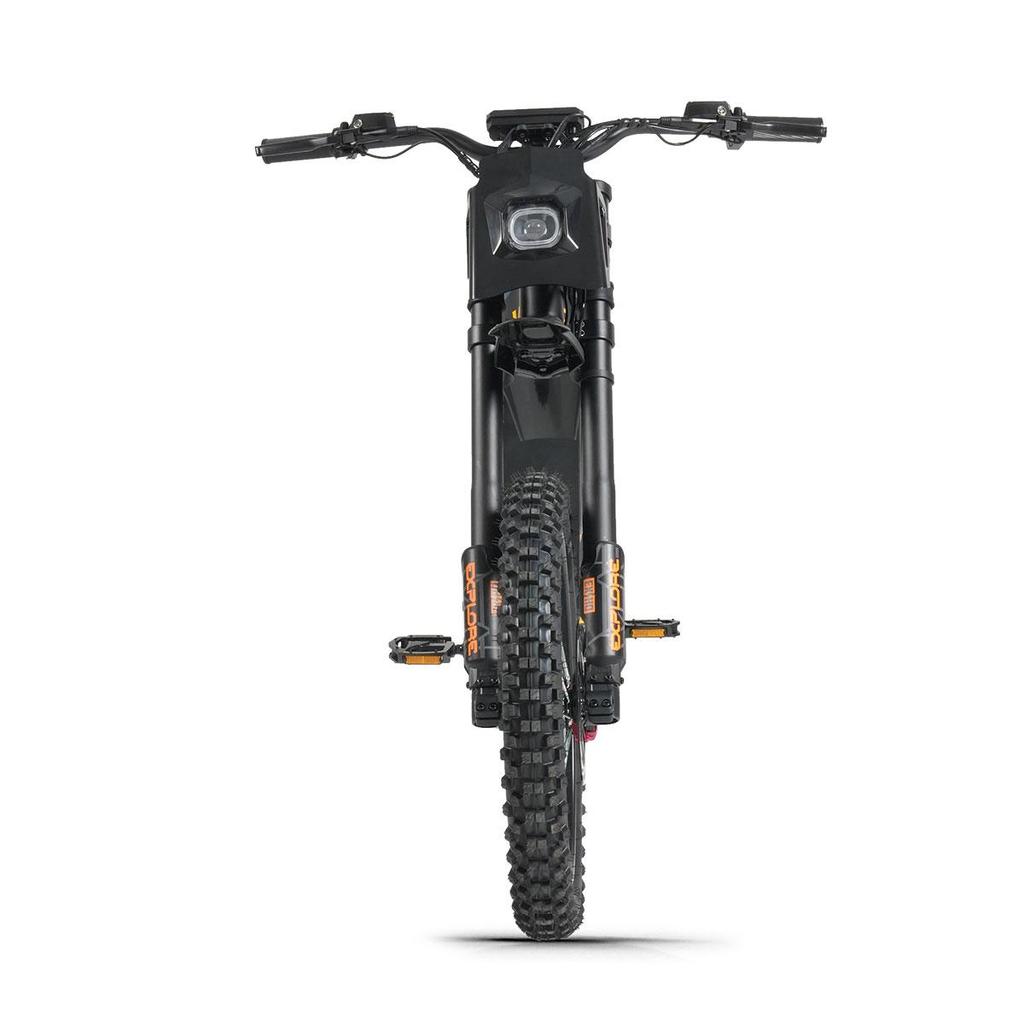 RICH BIT V9 Ultra Elektrisches Motorrad für Erwachsene 1500W Motor 48V 20Ah Akku Elektroroller mit dicken Reifen für Geländefahrten, Offroad und den Stadtverkehr