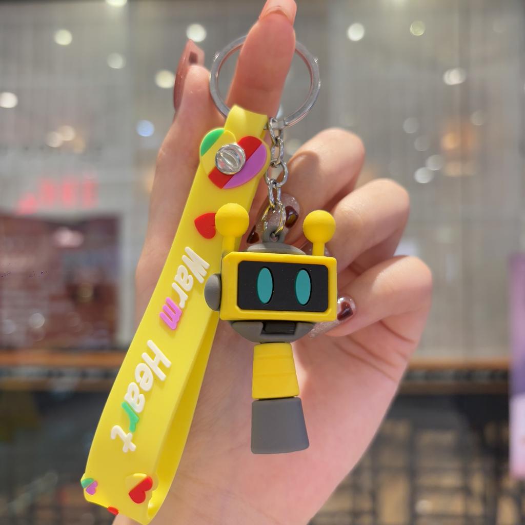 Cartoon Keychain Pendant, Wooden Stick Figure, Key Chain, Blind Box, Tide Play Pendant.