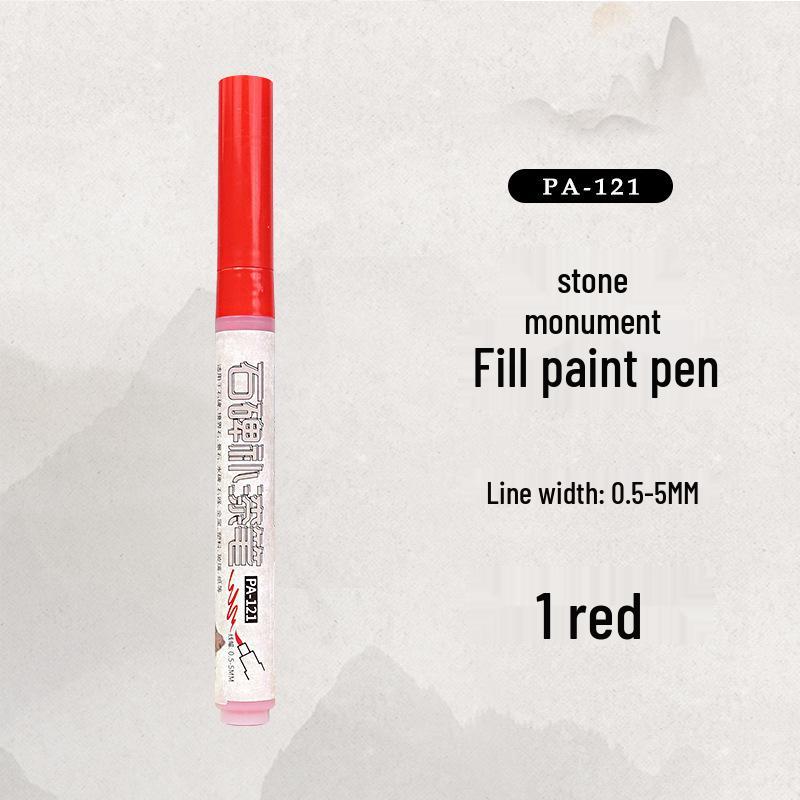 Large Capacity Waterproof Fade-Resistant Gravestone Touch-up Marker Pen for Tracing & Inscriptions