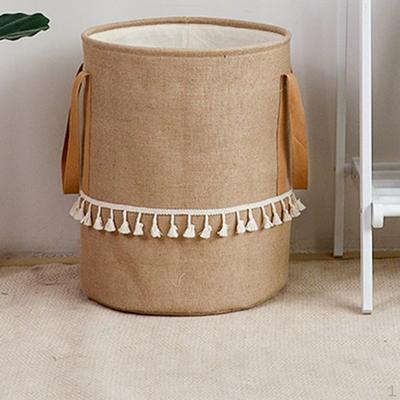Laundry Hamper Decorative Dirty Clothes Basket Storage Organizer for Toys Nursery Shelf Dorm