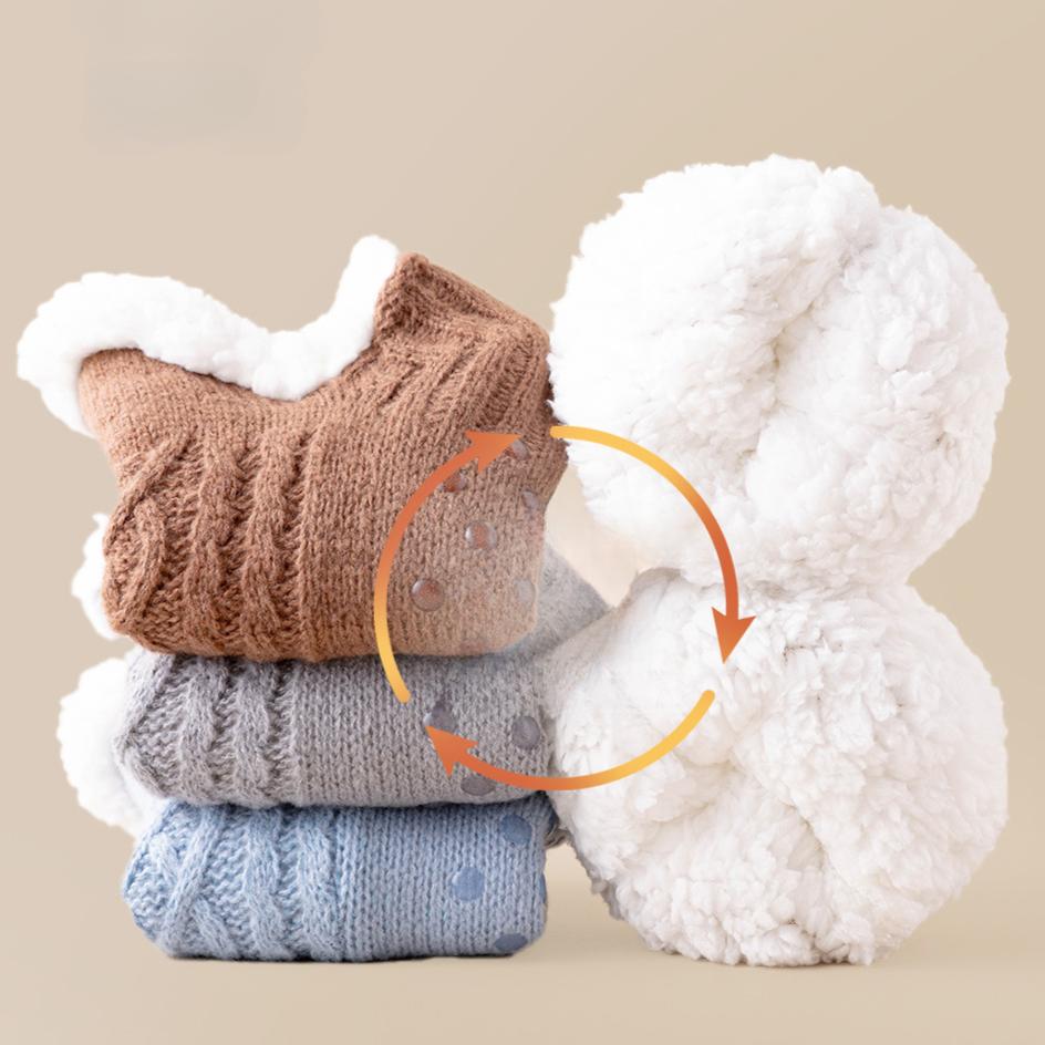 Șosete de podea Toamnă și Iarnă Gros de catifea Calde Șosete pentru picioare Șosete pentru femei Șosete de casă pentru dormit