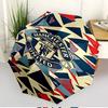 Football United F.C Print Automatic Open Close Umbrella, Portable Foldable Umbrella, for Outdoor Commute Camping Trip, Ideal Birthday Gift
