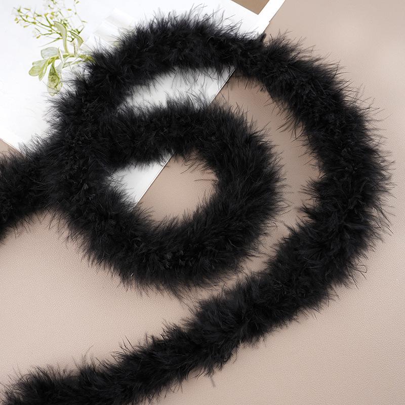 Colorful Turkey Feather Strips for DIY Crafts and Christmas Decorations