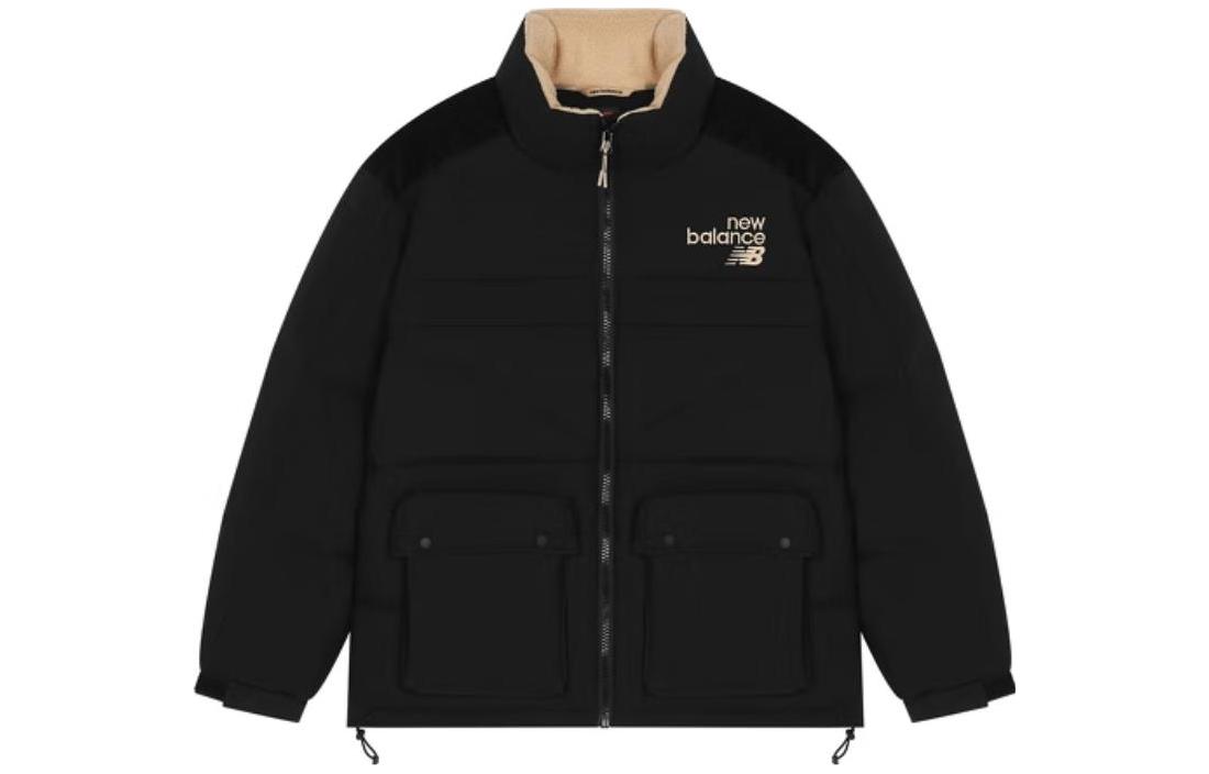 New Balance Down Jackets Men s Black Stand Collar Moderate Other AMJ24353-BK L