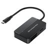 USB 3.0 Type C 4 In 1 Card Reader Memory Smart Card Reader SD TF CF MS Compact Flash Card Adapter 15cm Cable for Laptop