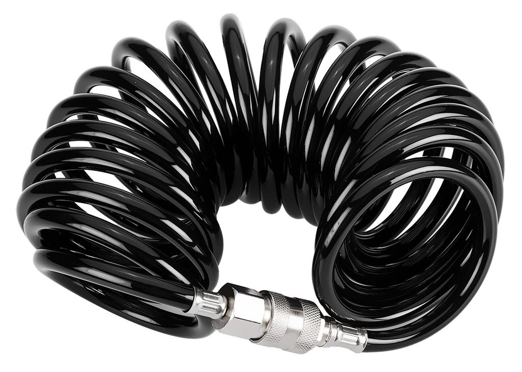 Spiral pressure hose 8.0 x 12 mm, 15 m, PU
