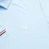 FILA Solid Color Polo Shirt Men tops Sky-Blue A11M325105F-LB