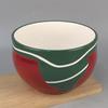 Ceramic Santa Claus Embossed Candy Bowl, Santa Claus Ceramic Bowl Christmas Kitchen