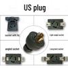 Anti-Loosening Flame Retardant Copper Plug for Generator/Diesel Engine Accessories, 1-15KW, 30A, 250V, Three-Hole
