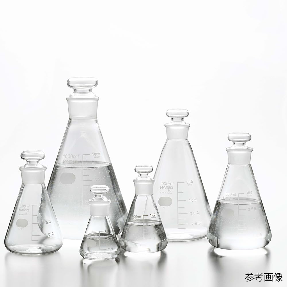 HARIO Stoppered Erlenmeyer Flask, 300ml (TS27) TSF-300-SCI