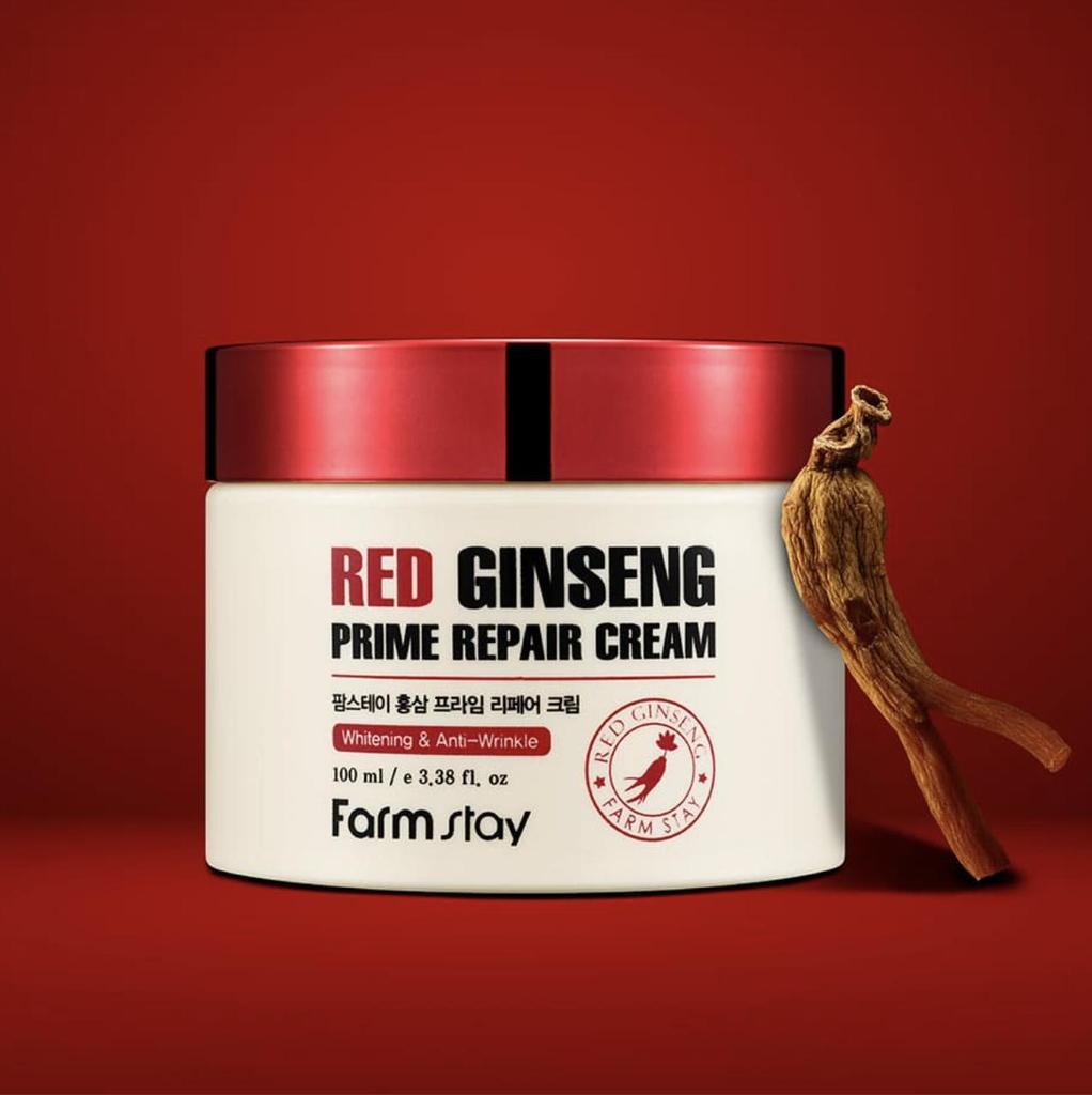 

FARM STAY Red Ginseng Prime Repair Cream 100ml - восстанавливающий крем с красным женьшенем (3 варианта)