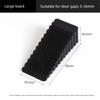 Anti-Collision Moveable Door Stopper - Safety Silicone Rubber Wedge Door Barrier for Home