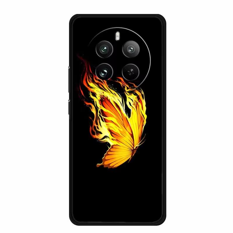 For OPPO Realme 12 4G Case TPU Animals Soft Silicone Back Cover Phone Cases For Realme12 4G Wolf Protective Original Cool Funda