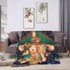 Soft Blanket Travel Office Witch Hat Atelier Throw Blanket Flannel Bedspread For Couch Chair Sofa Bed Pattern Sofa Bed Cover
