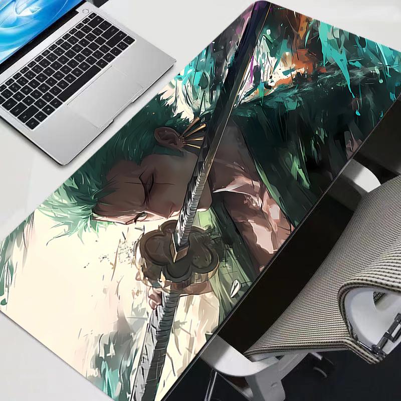 Anime Pad Mouse HD Print One Piece Computer Gamer Locking Durable Edge Mousepad XXL Keyboard PC Mice Mats Pad For Csgo