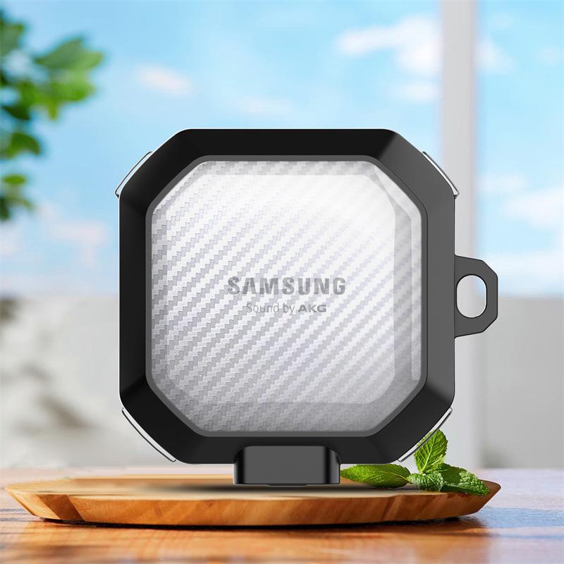 Samsung BudsCore Buds2 Pro Transparent Carbon Fiber Protective Case