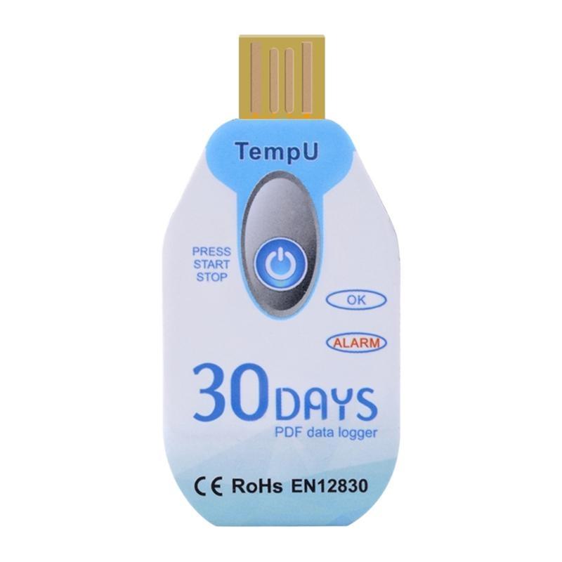 Temperature Recorder PDF Report Temperature Logger Temperature Data Logger 10000 Points 30/60/90 Days Cold Chains