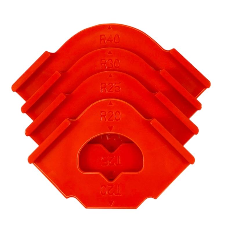 4Pcs Router Templates Set Positioner for Unseamed Corner and Edges Design