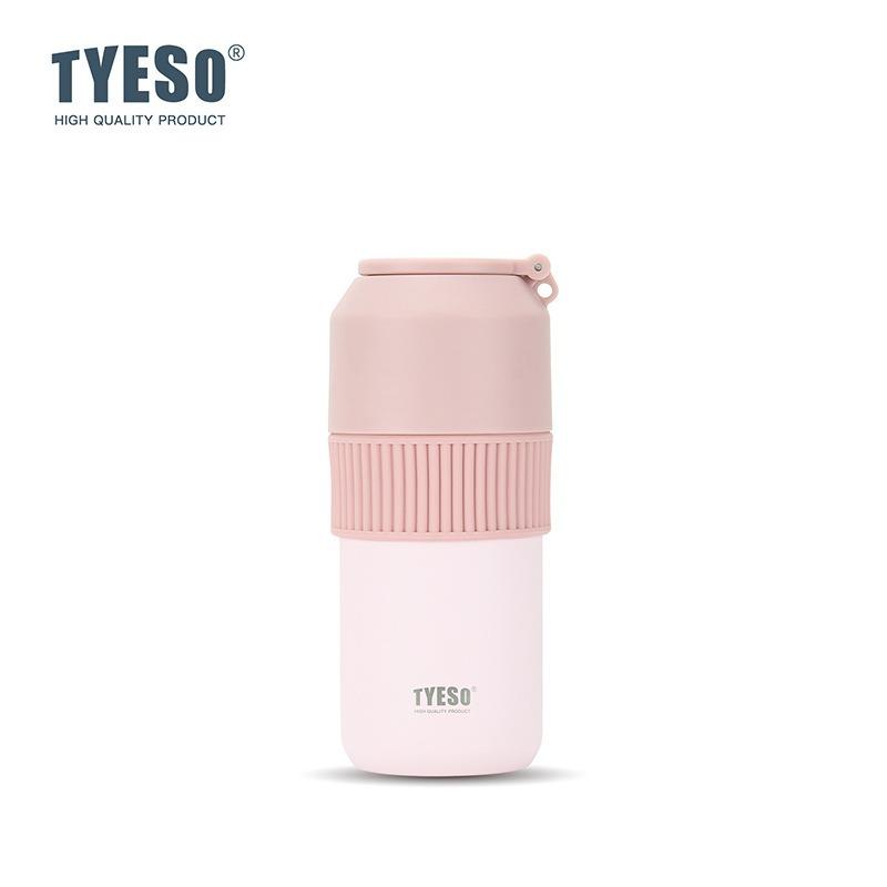 Tyeso Beverage Bottle Insulated Covers Keep Cold Outdoor Sports Bottle 680/1000ML Portable Foldable Handle for Travel Camping