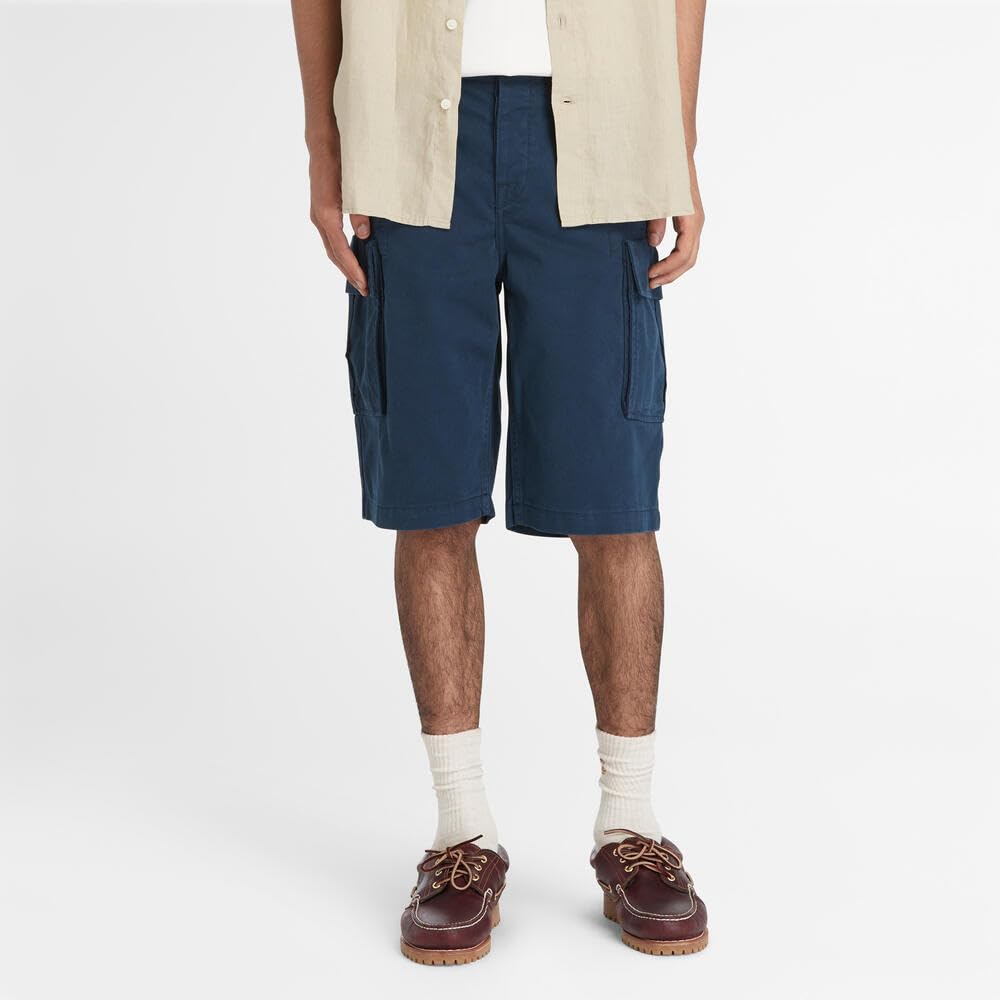 Timberland Twill Cargo Dark Size TB0A5U1B4331 Men's Shorts, Sapphire, 30,