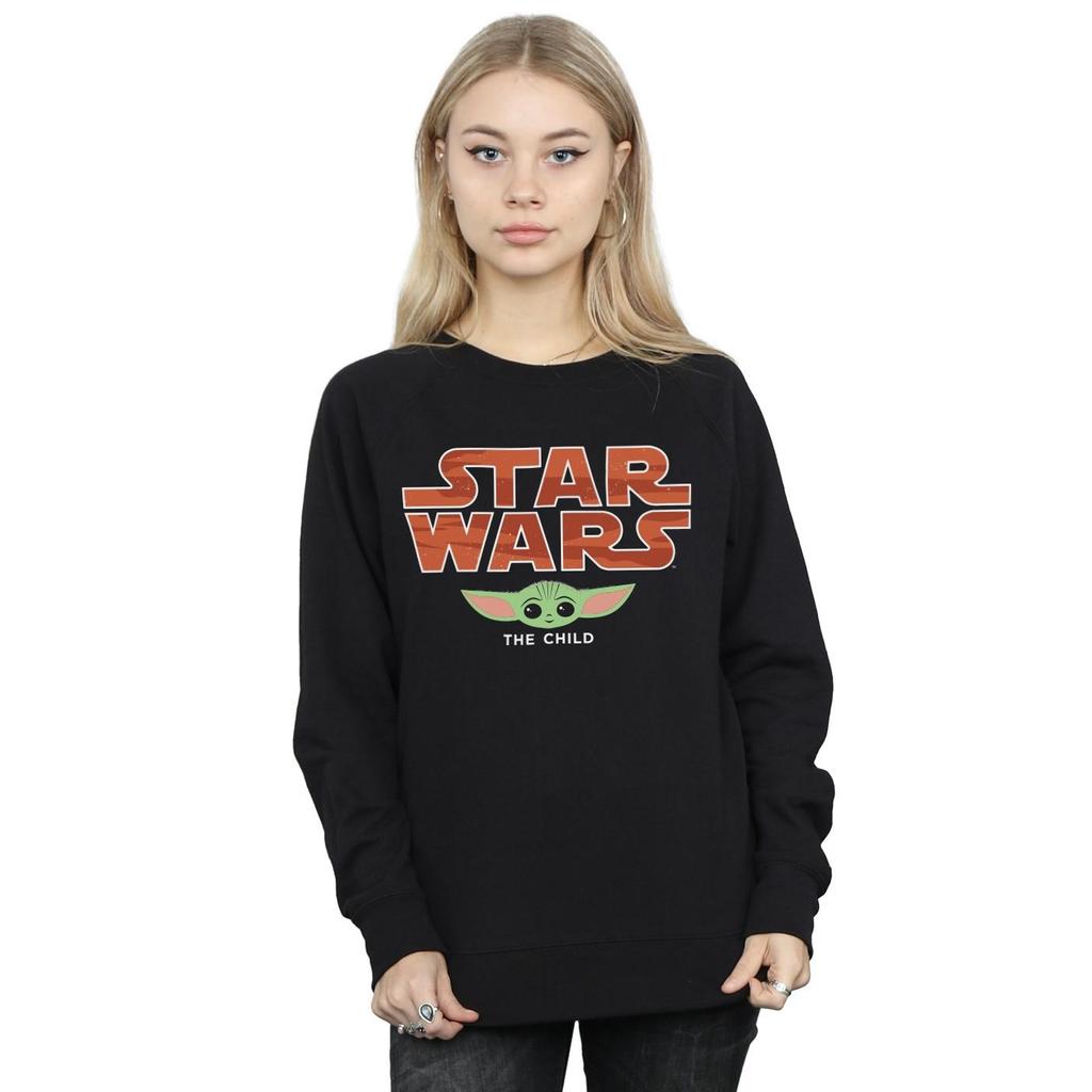 STAR WARS Womens/Ladies The Mandalorian The Child Sunset Sweatshirt