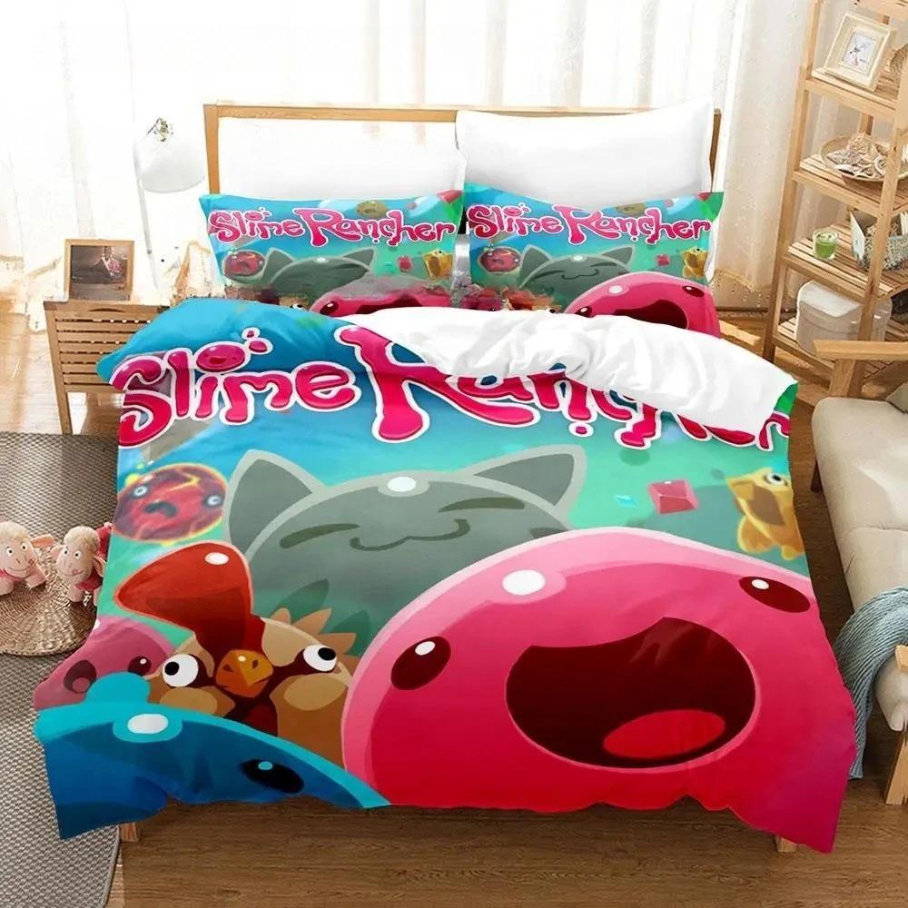 Slime Rancher 2 Bedding Set Single Twin Full Queen King Size Bed Set Aldult Boys Bedroom Duvet cover Sets 3D Anime