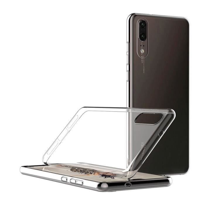 Transparent TPU Gel Case - Phonillico - HUAWEI P20 - Ultra Thin - Flexible - Optimal Protection