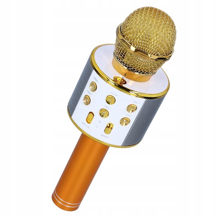 Mikrofon Karaoke Glosnik Z Mikrofonem Bezprzewodowy Bluetooth Nagrywanie