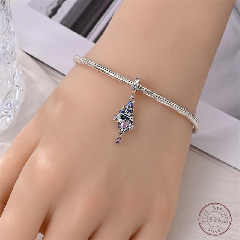 Genuine Copper Castle Shining Zircon Bead Elements 3Mm Handcraft Project Holiday Exquisite Jewelry Creation Present Choice Crafting Work