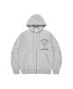 Mahagrid Cross Stud Hood Zip Up Gray(Mg2Gsmm480A)