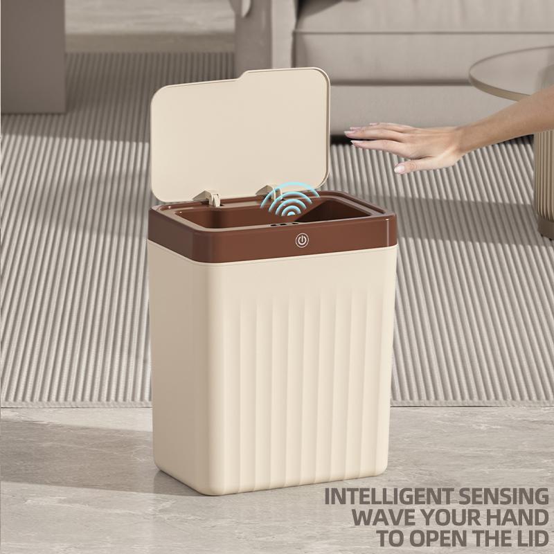 Smart Bathroom Trash Can Touchless Automatic Sensor Garbage Bin Large Capacity Induction Trash Can For kitchen Toilet Wastebaske