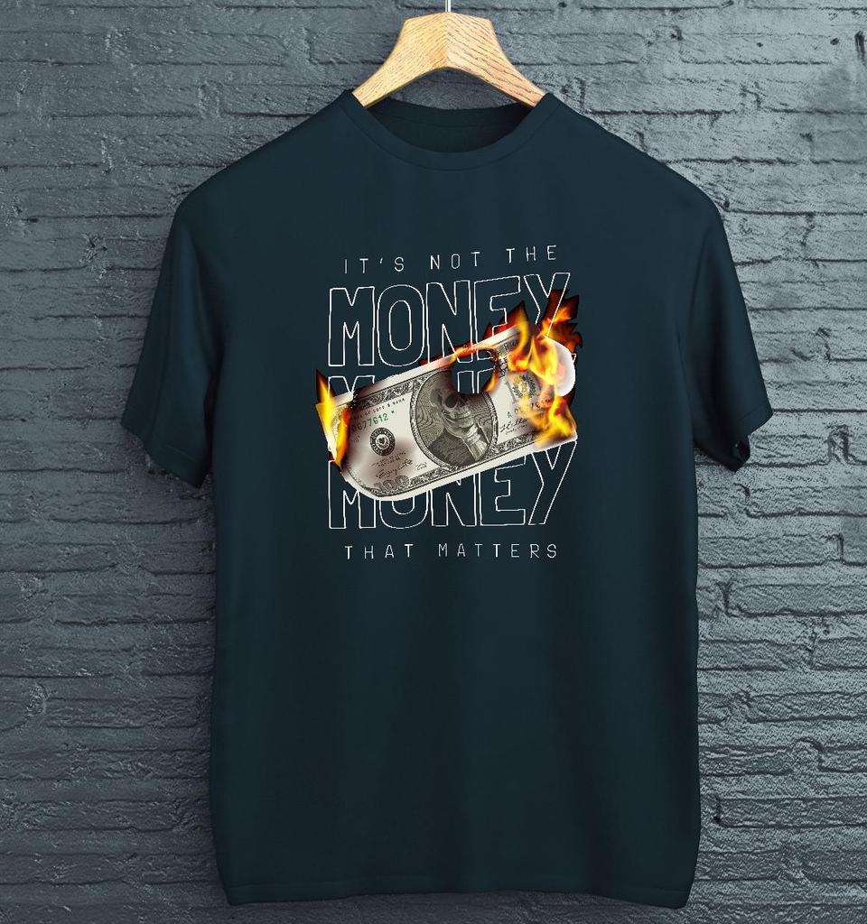 Money Burning Graphic T-Shirt – Urban Streetwear for Men & Women | Trendy Short Sleeve Tee Unisex Fashion Hip-Hop Style Gift for Him Her